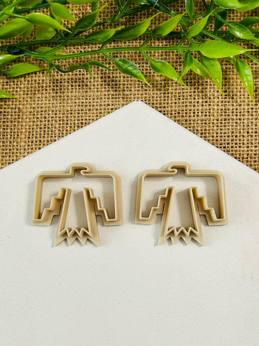 2pc Thunderbird Outline Cutter Set Polymer Clay Cutter 5 Sizes You Choose