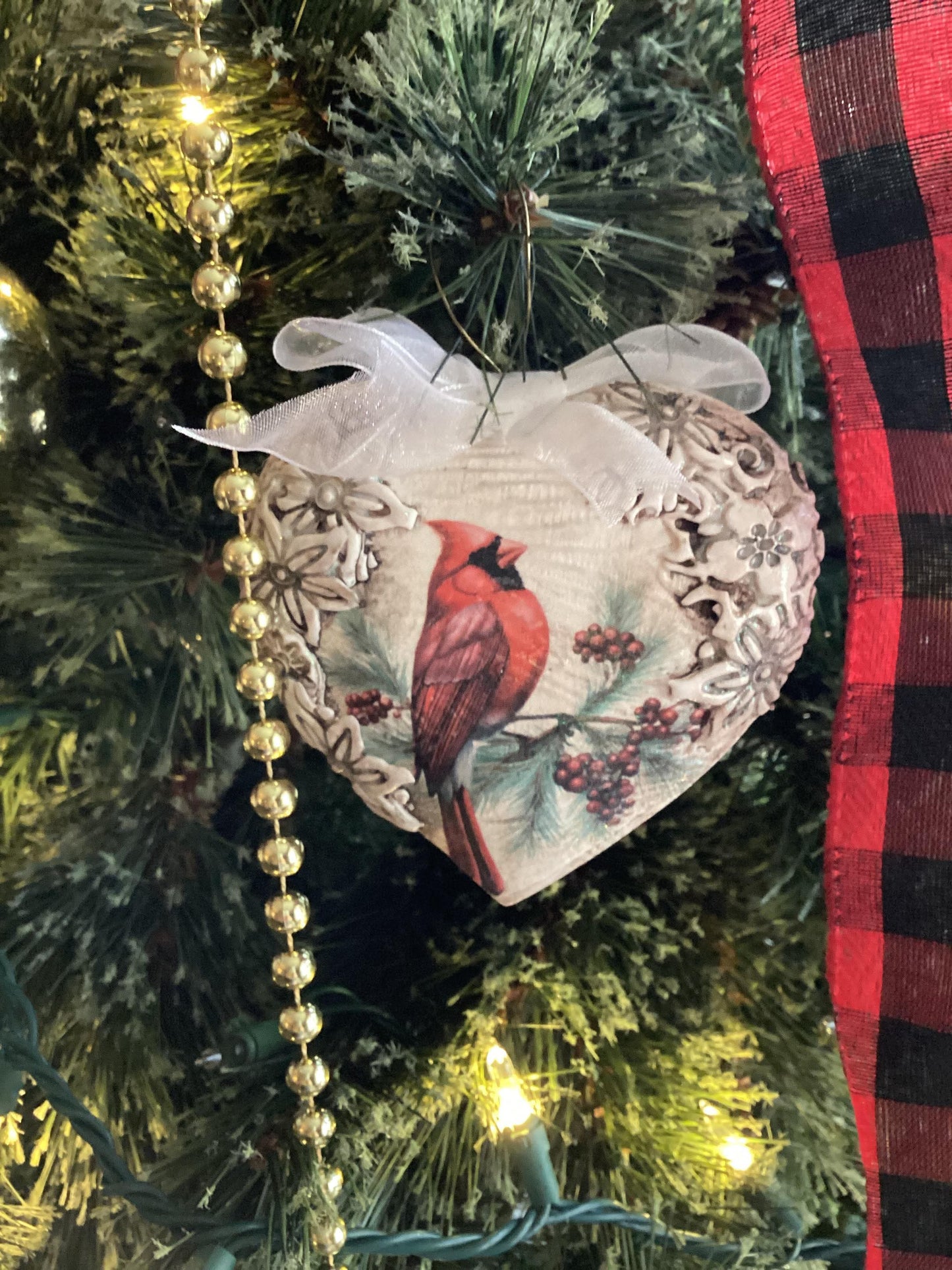 3 Inch Christmas Cardinal Bird Image Sheet For Polymer Clay Transfer Decal DIGITAL FILE OR PRINTED