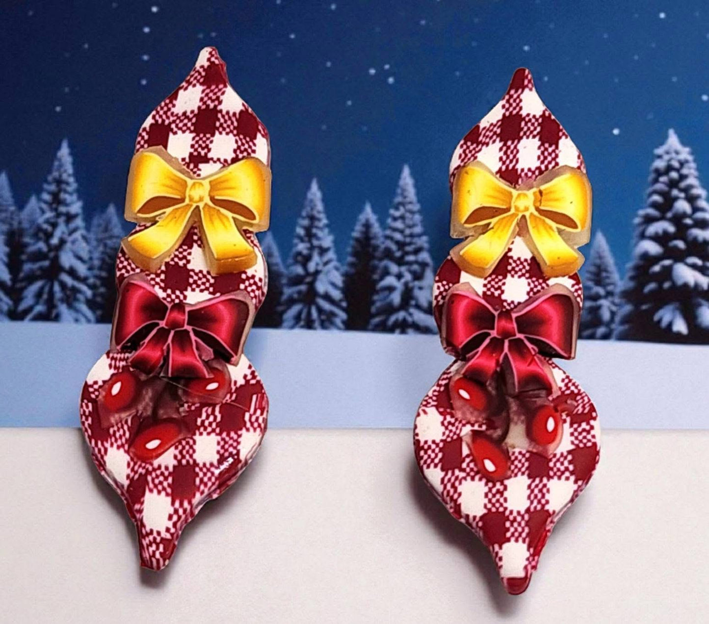 Victorian Christmas Ornament Polymer Clay Cutter 7 Sizes You Choose