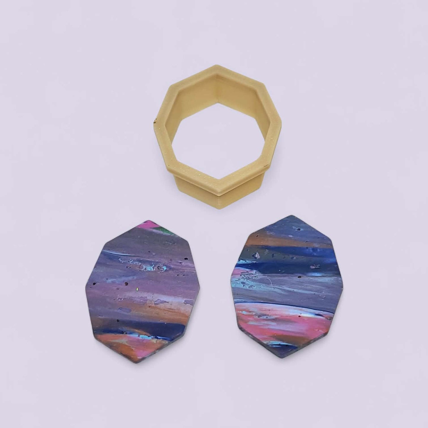 Long Octagon Outline Polymer Clay Cutter 6 Sizes You Choose