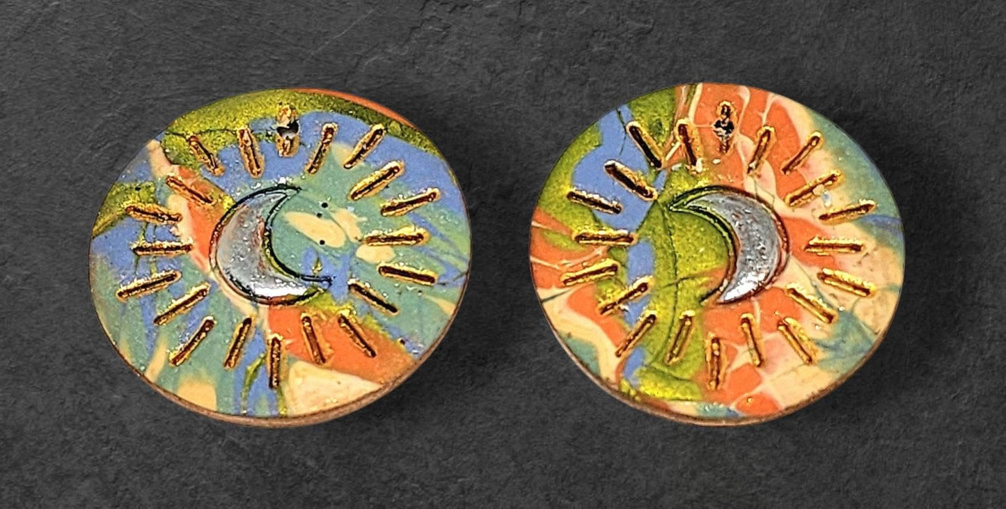 Moon Beams Imprint Polymer Clay Cutter 8 Sizes You Choose