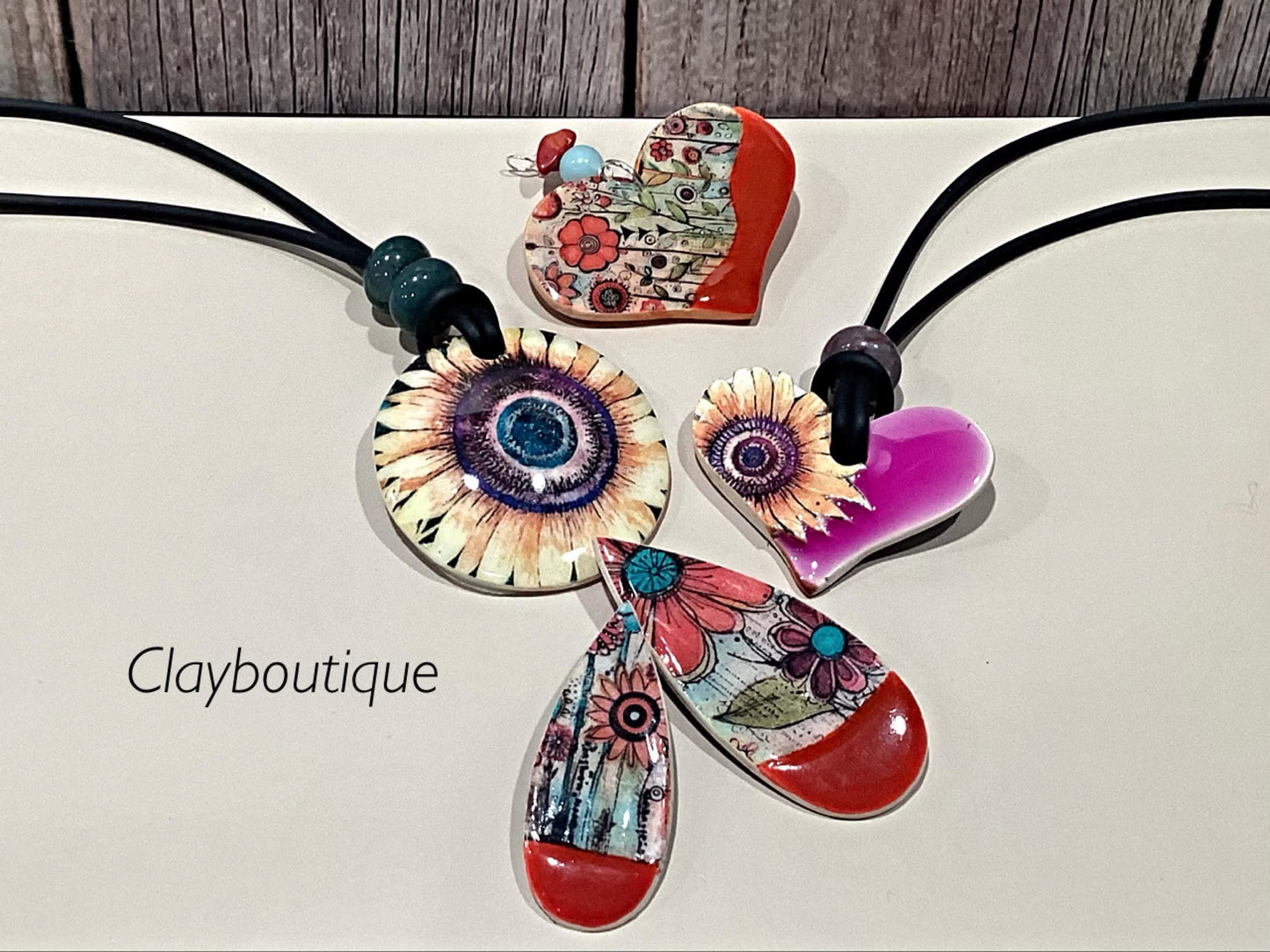 2 Inch Painted Sunflowers Image Sheet For Polymer Clay Transfer Decal DIGITAL FILE OR PRINTED