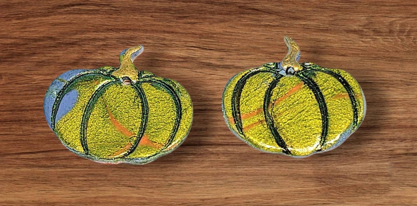 2pc Autumn Pumpkin Gourd Imprint Cutter Set Polymer Clay Cutter 6 Sizes and 3 Styles You Choose