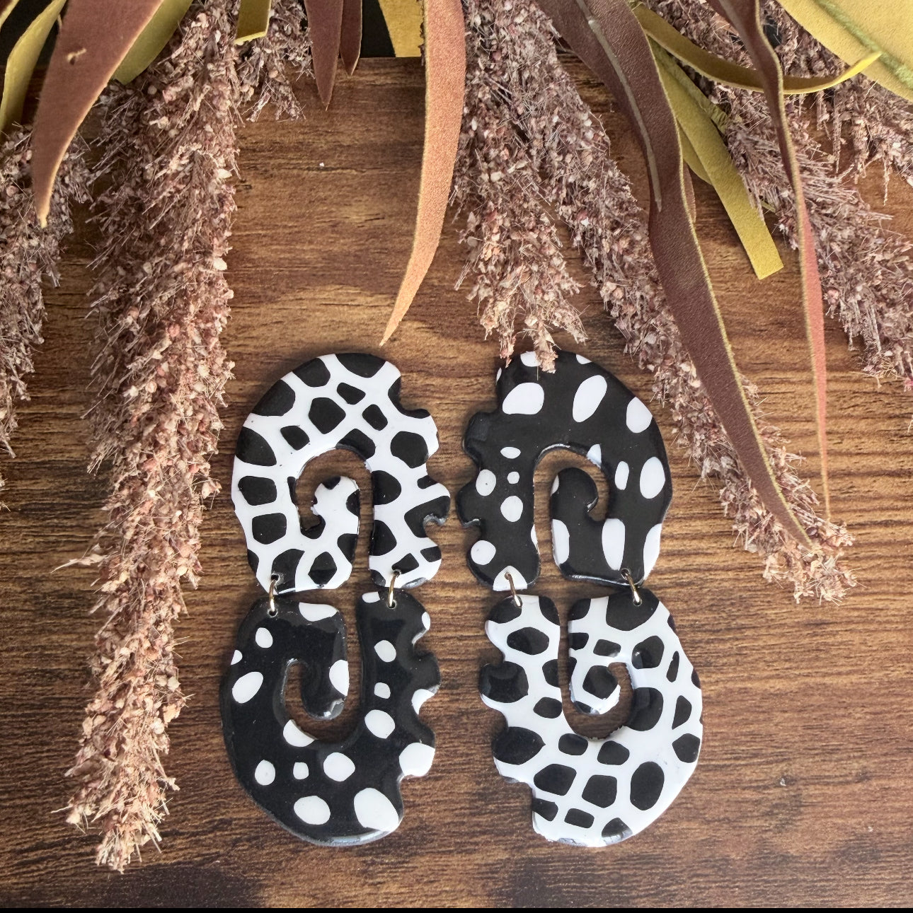 2Pc Abstract 5 Mirrored Polymer Clay Cutter Set 4 Sizes Available You Choose