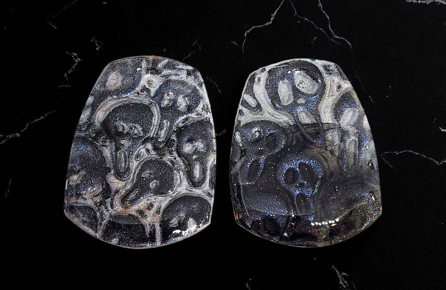 Infinite Souls Screaming Faces Texture Roller For Polymer Clay