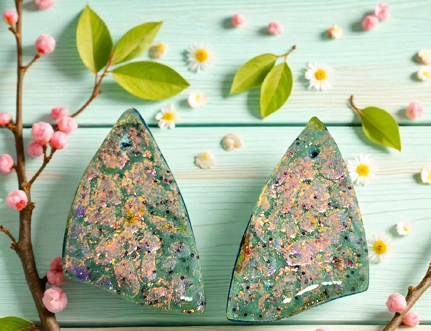 2pc Abstract Shape 2 Outline Cutter Set Polymer Clay Cutter 6 Sizes You Choose