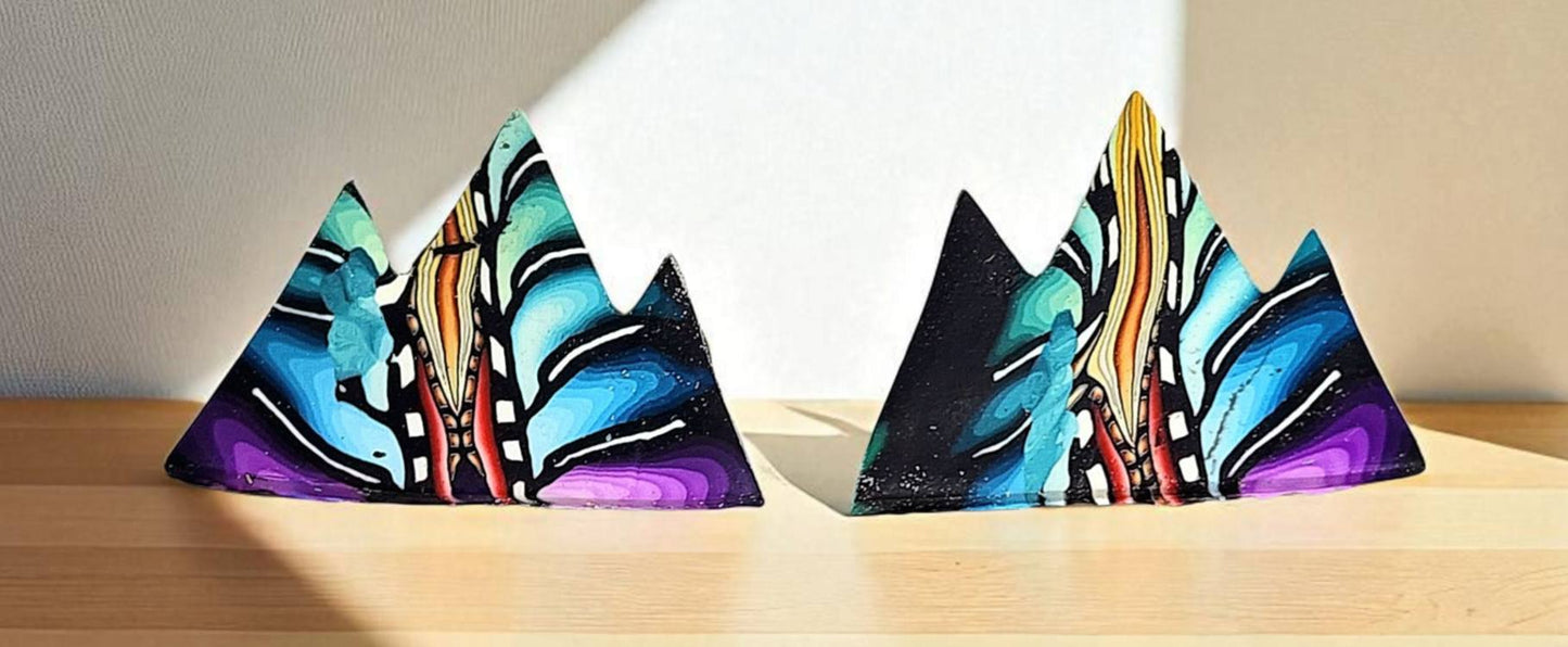 Mountain Peak Outline Polymer Clay Cutter 6 Sizes You Choose