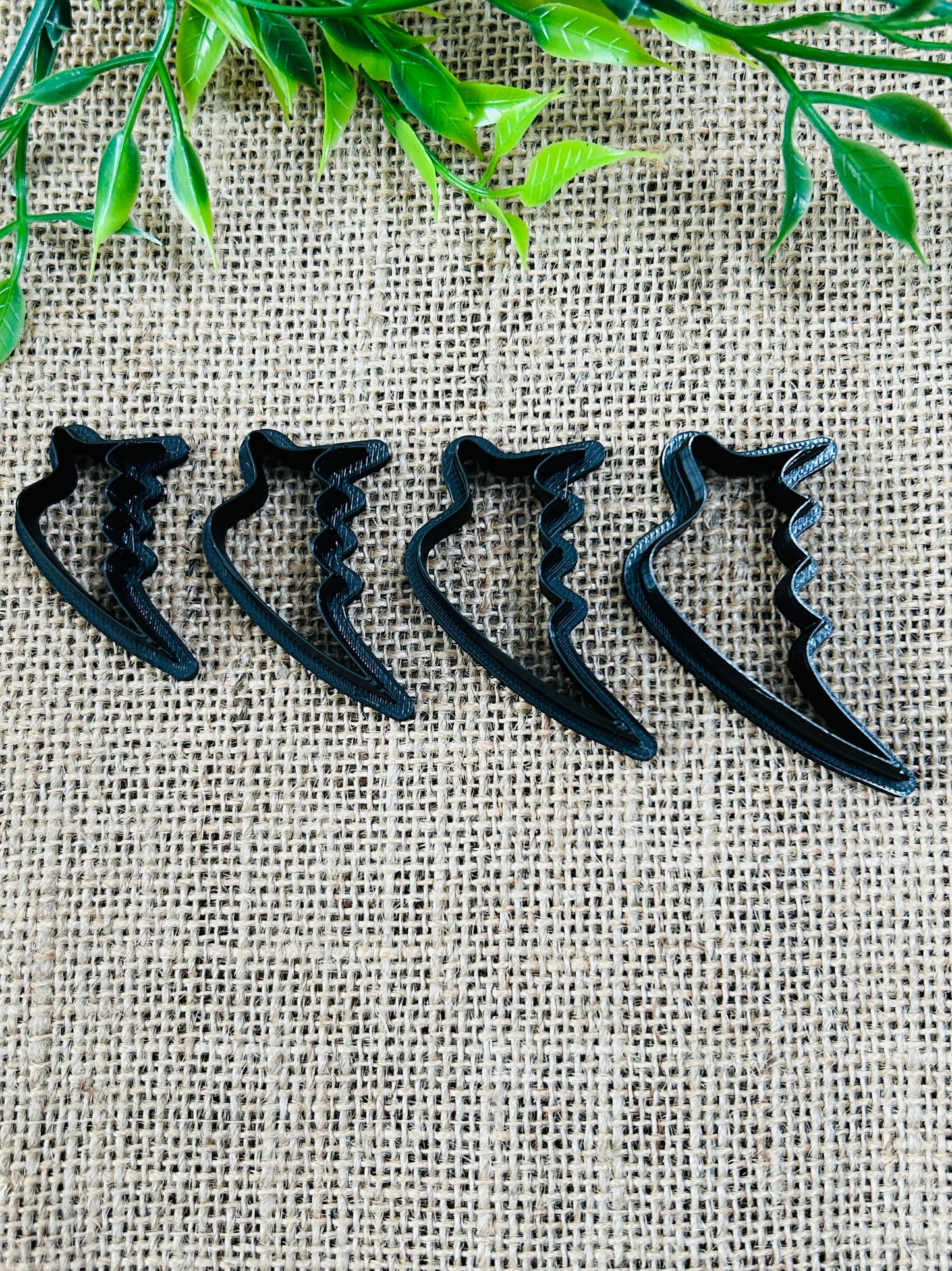2pc Dragon Wing Outline Cutter Set Polymer Clay Cutter 6 Sizes You Choose