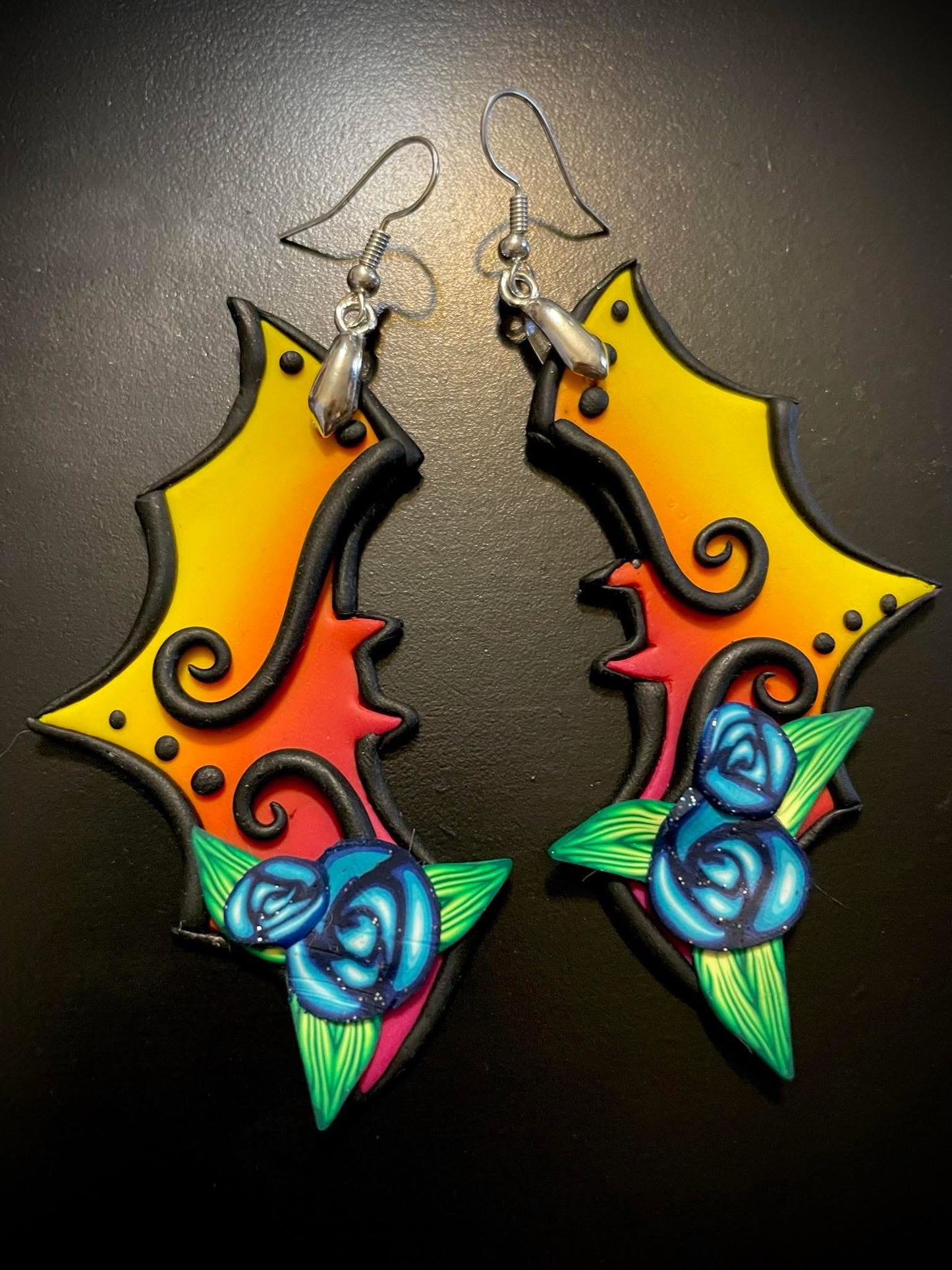 Jen's Classic Bat Shape Outline Polymer Clay Cutter 11 Sizes You Choose
