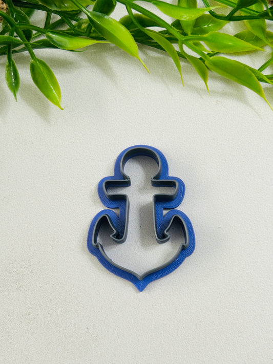 Sailor Anchor Outline Polymer Clay Cutter 6 Sizes You Choose