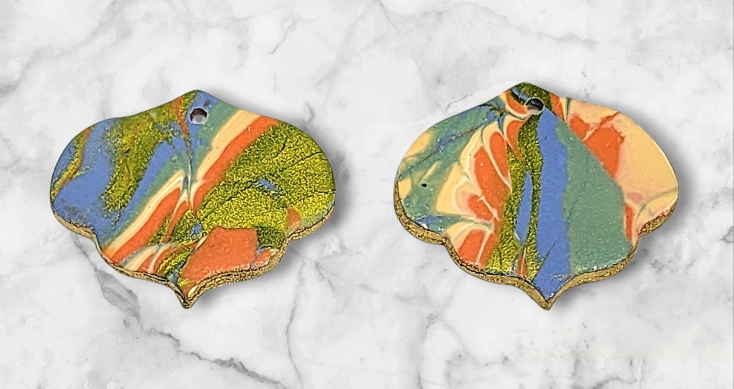 Flowing Petal Outline Polymer Clay Cutter 10 Sizes You Choose