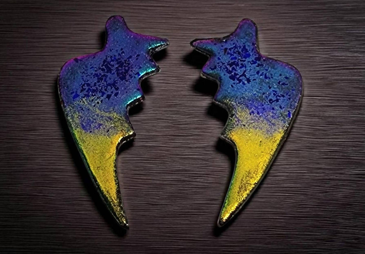 2pc Dragon Wing Outline Cutter Set Polymer Clay Cutter 6 Sizes You Choose