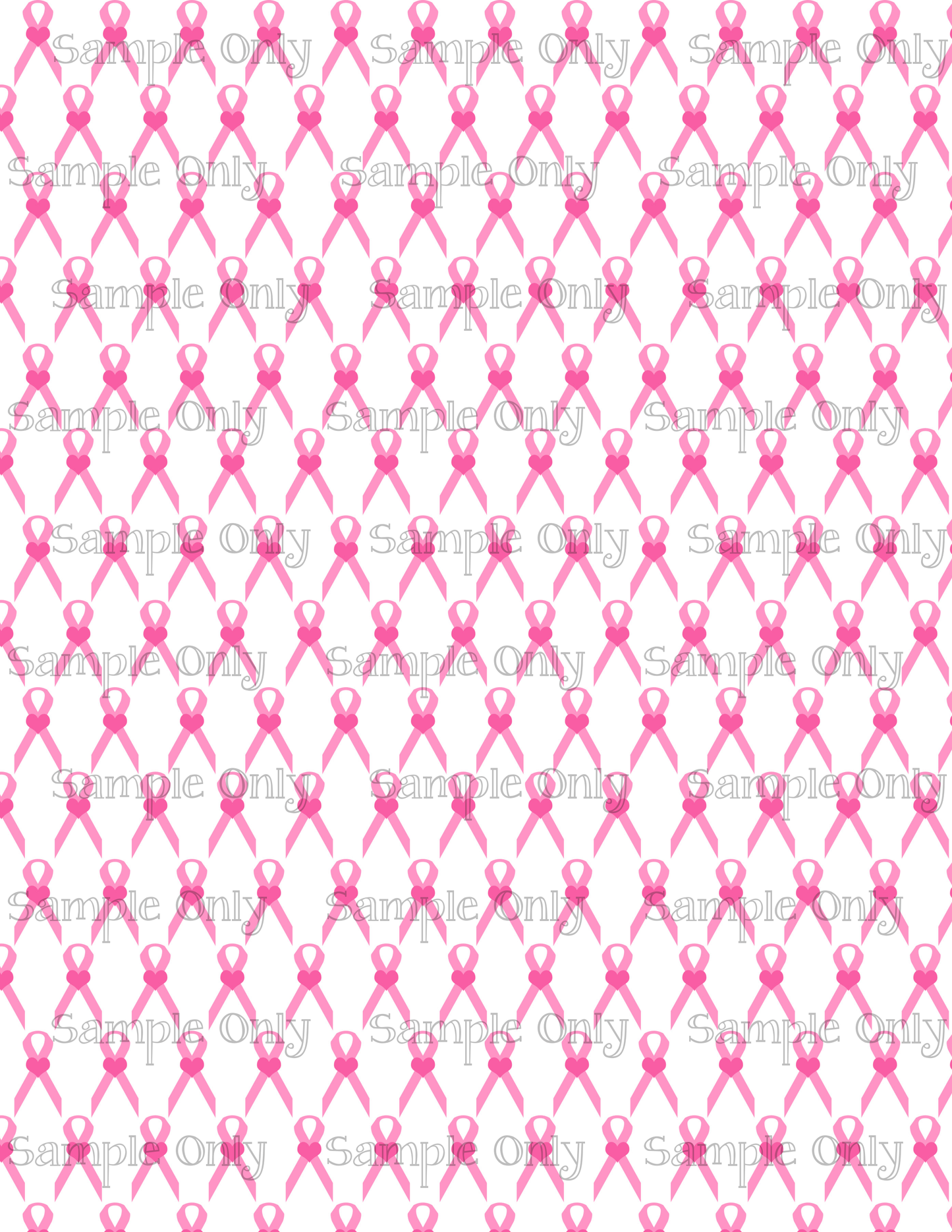 Breast Cancer Awareness Pattern Set-02 Image Sheet For Polymer Clay Transfer Decal DIGITAL FILE OR PRINTED