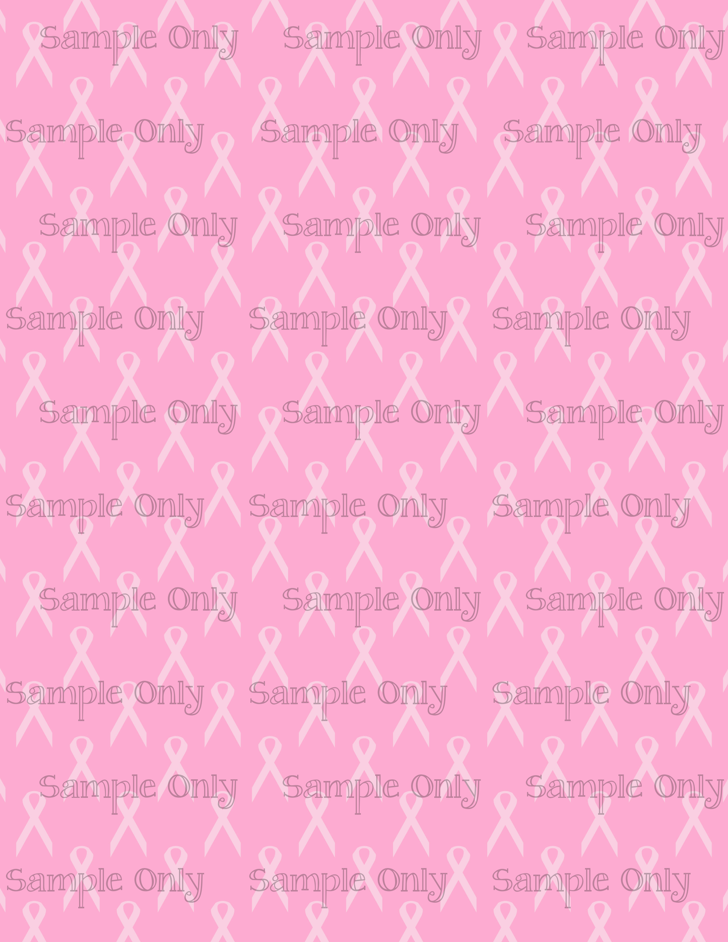Breast Cancer Awareness Pattern Set-04 Image Sheet For Polymer Clay Transfer Decal DIGITAL FILE OR PRINTED