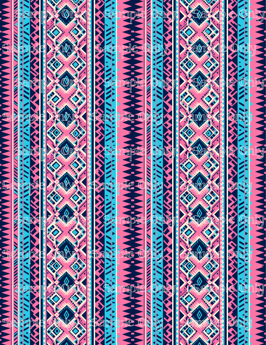 Aztec Wonder Pattern PRINTED Image Sheet For Polymer Clay Transfer Decal 4 STYLES TO CHOOSE FROM Clay Boutique x LLG Collab