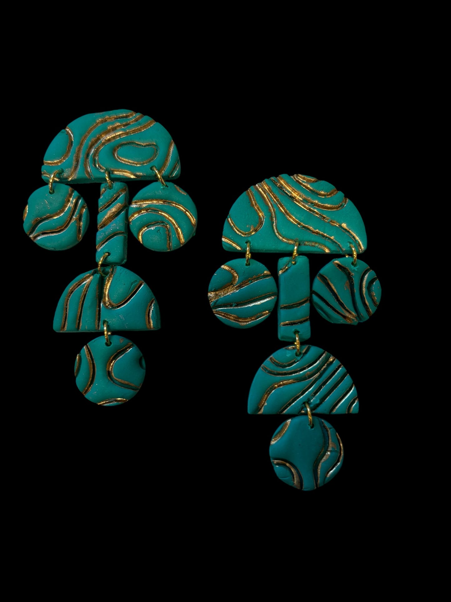 Bubbly Lava Pattern Texture Stamp For Polymer Clay