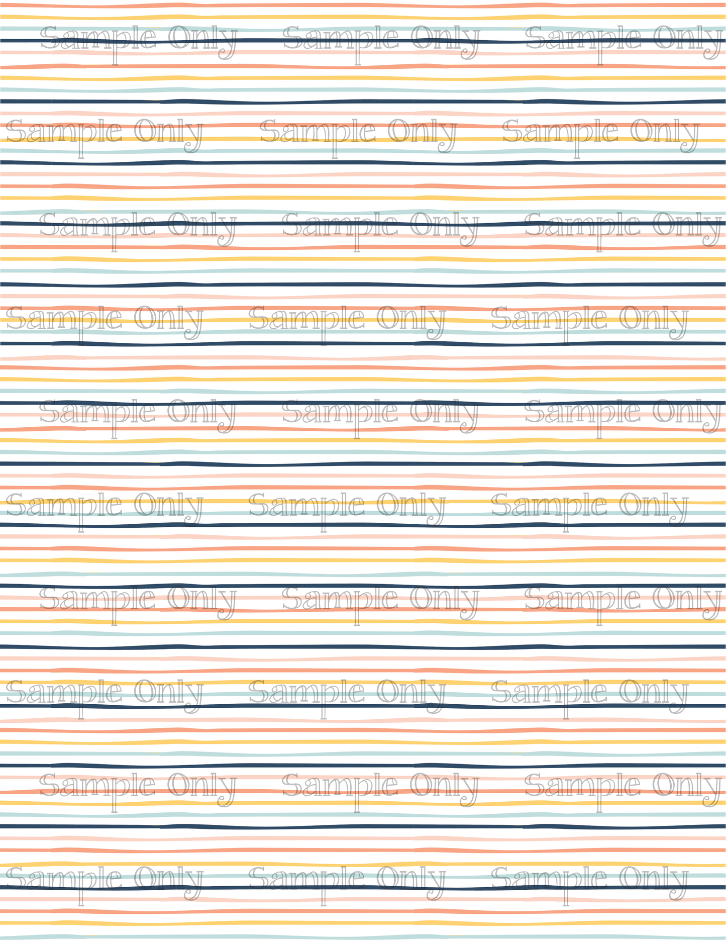 Skinny Boho Stripes Pattern Image Sheet For Polymer Clay Transfer Decal DIGITAL FILE OR PRINTED