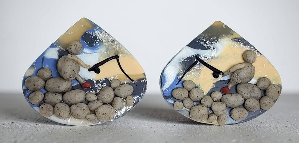 Fat Teardrop Outline Polymer Clay Cutter 7 Sizes You Choose