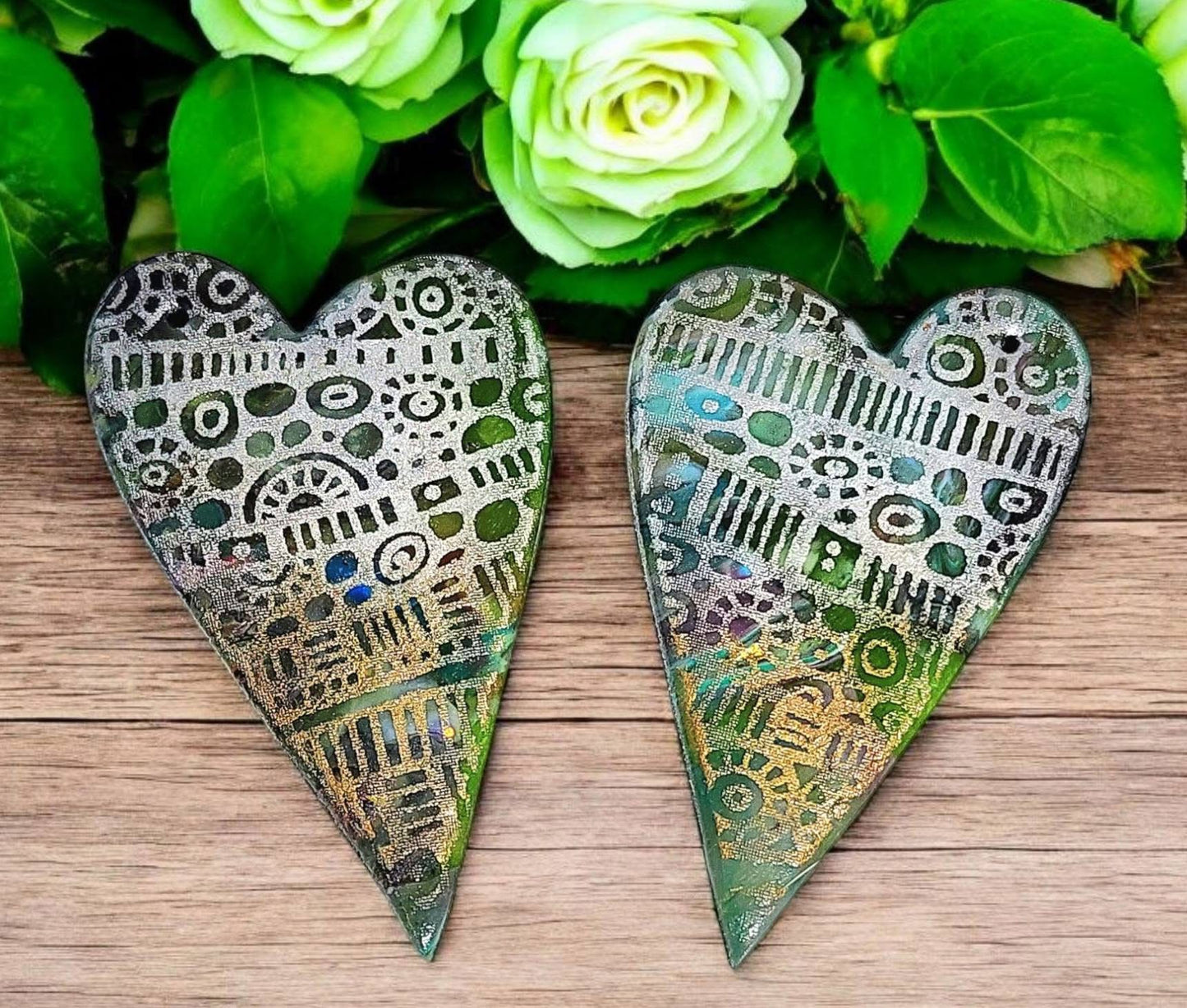 Geometric Waves Silk Screen For Polymer Clay SS01