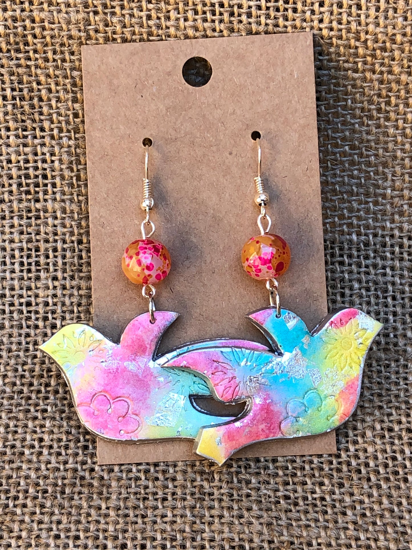 Boho Soaring Swallow Bird Dangle Earrings YOU CHOOSE