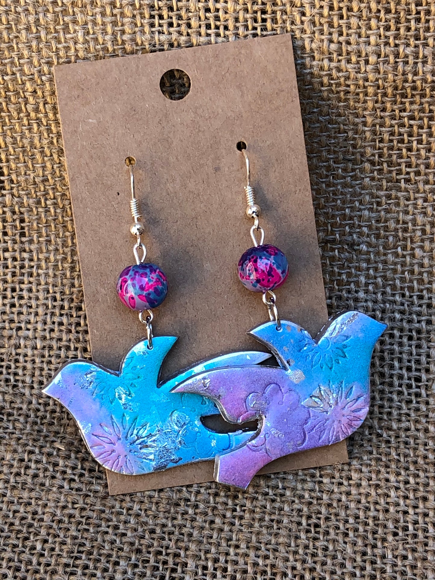 Boho Soaring Swallow Bird Dangle Earrings YOU CHOOSE