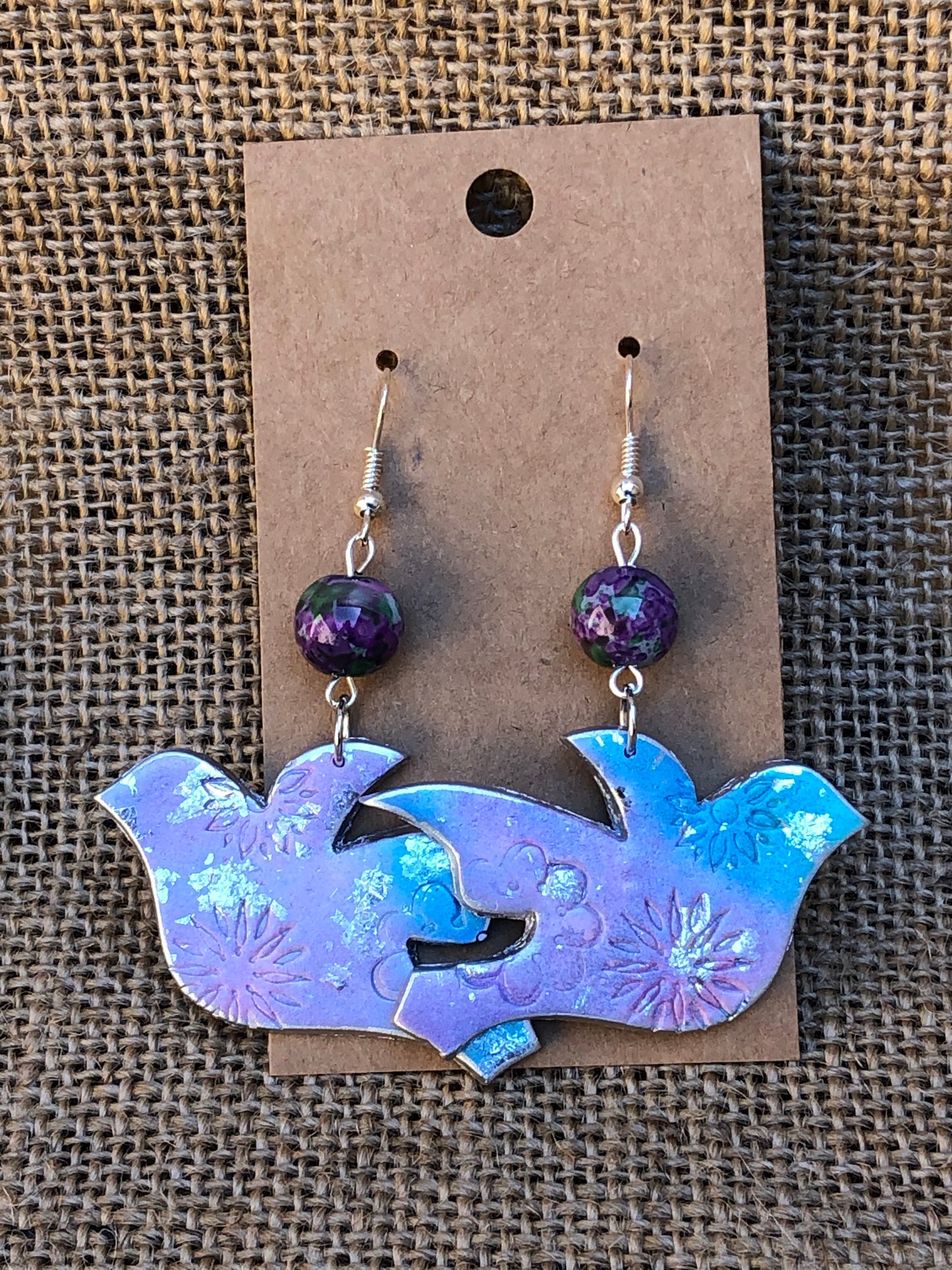 Boho Soaring Swallow Bird Dangle Earrings YOU CHOOSE