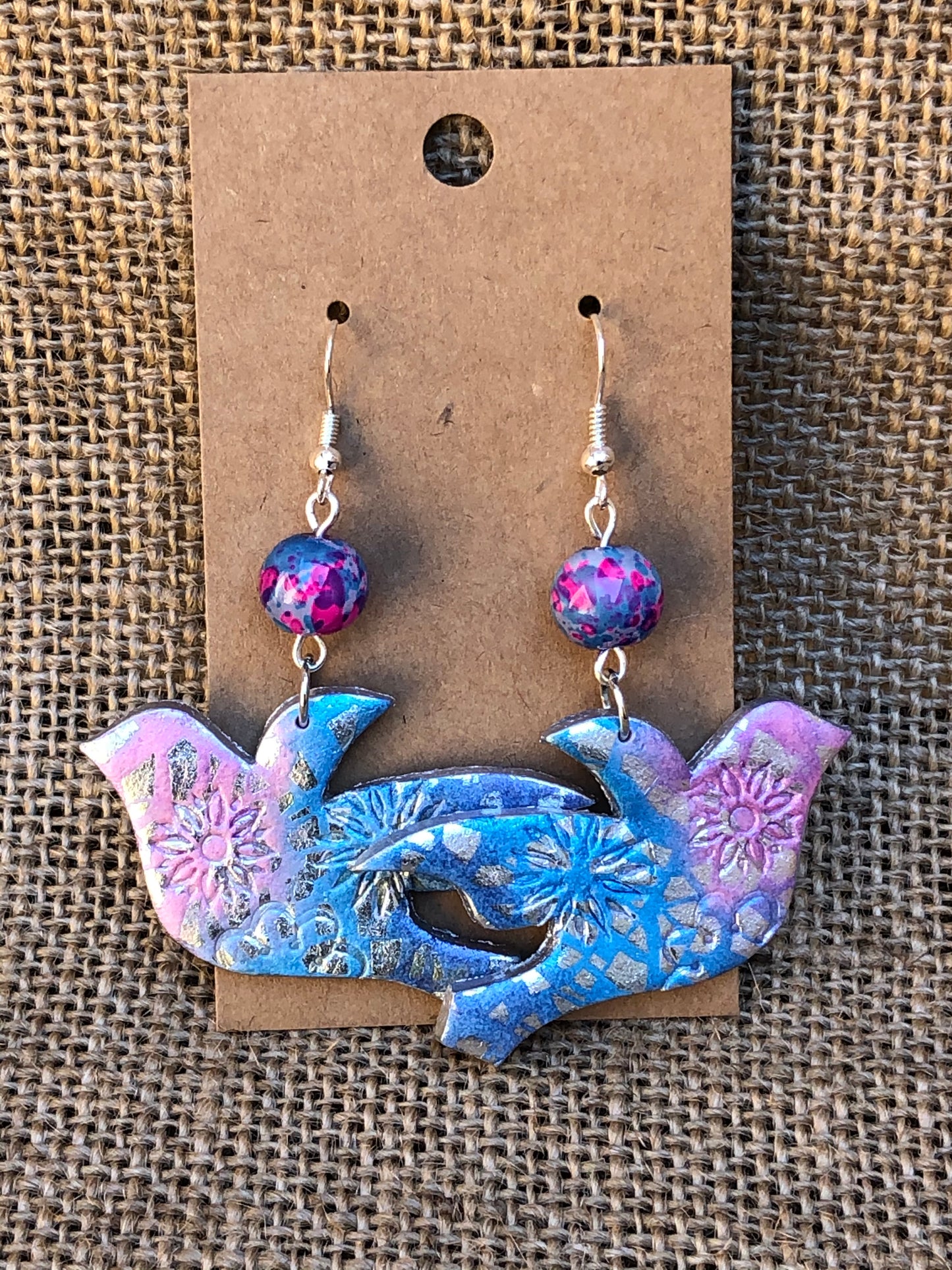 Boho Soaring Swallow Bird Dangle Earrings YOU CHOOSE