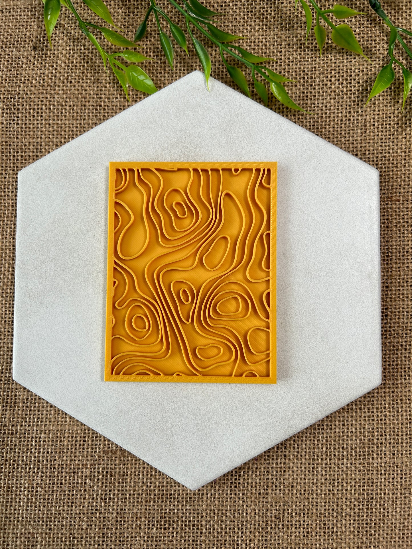Bubbly Lava Pattern Texture Stamp For Polymer Clay
