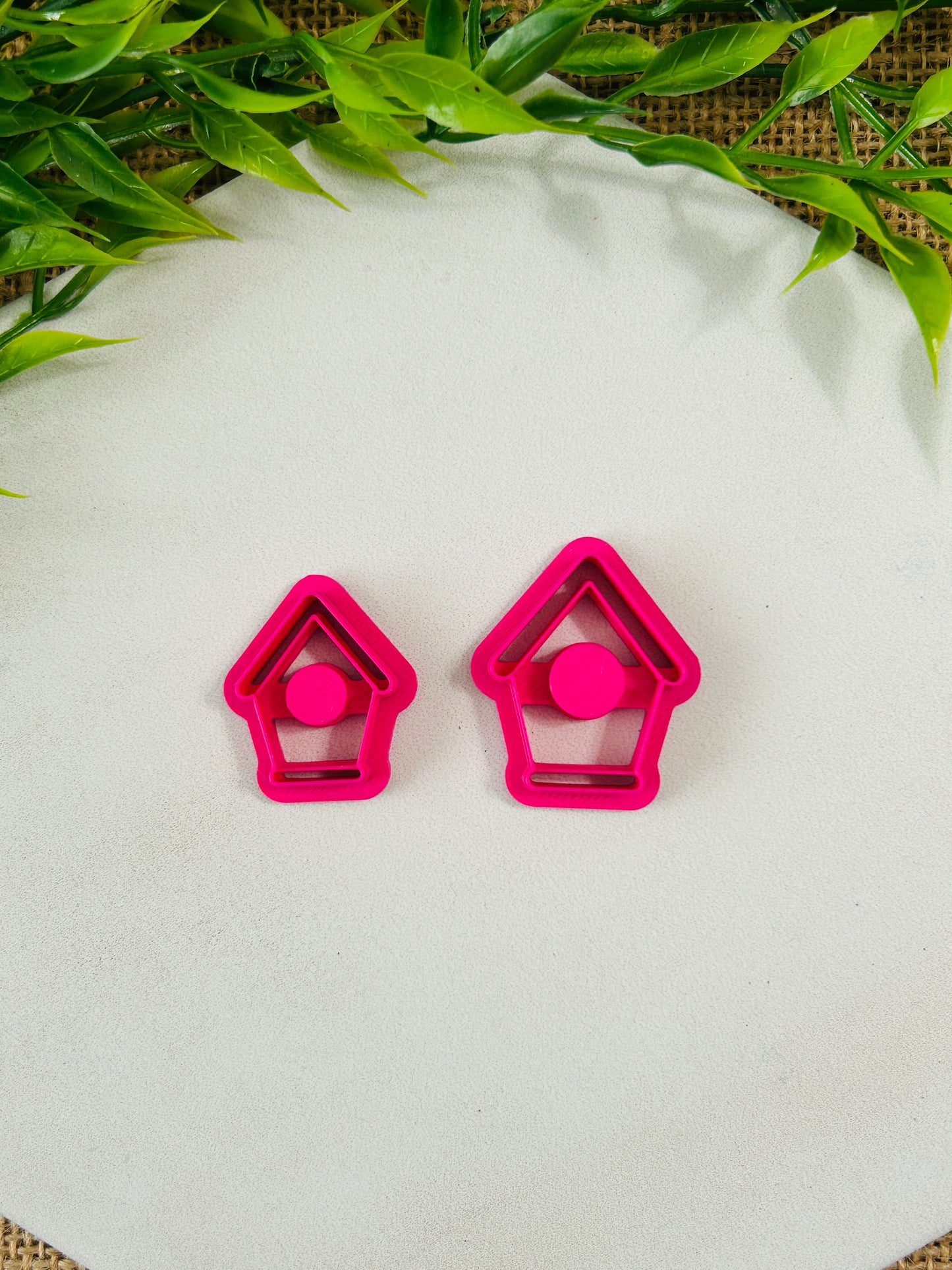 Sweet Bird House Imprint Birdhouse Polymer Clay Cutter 5 Sizes You Choose