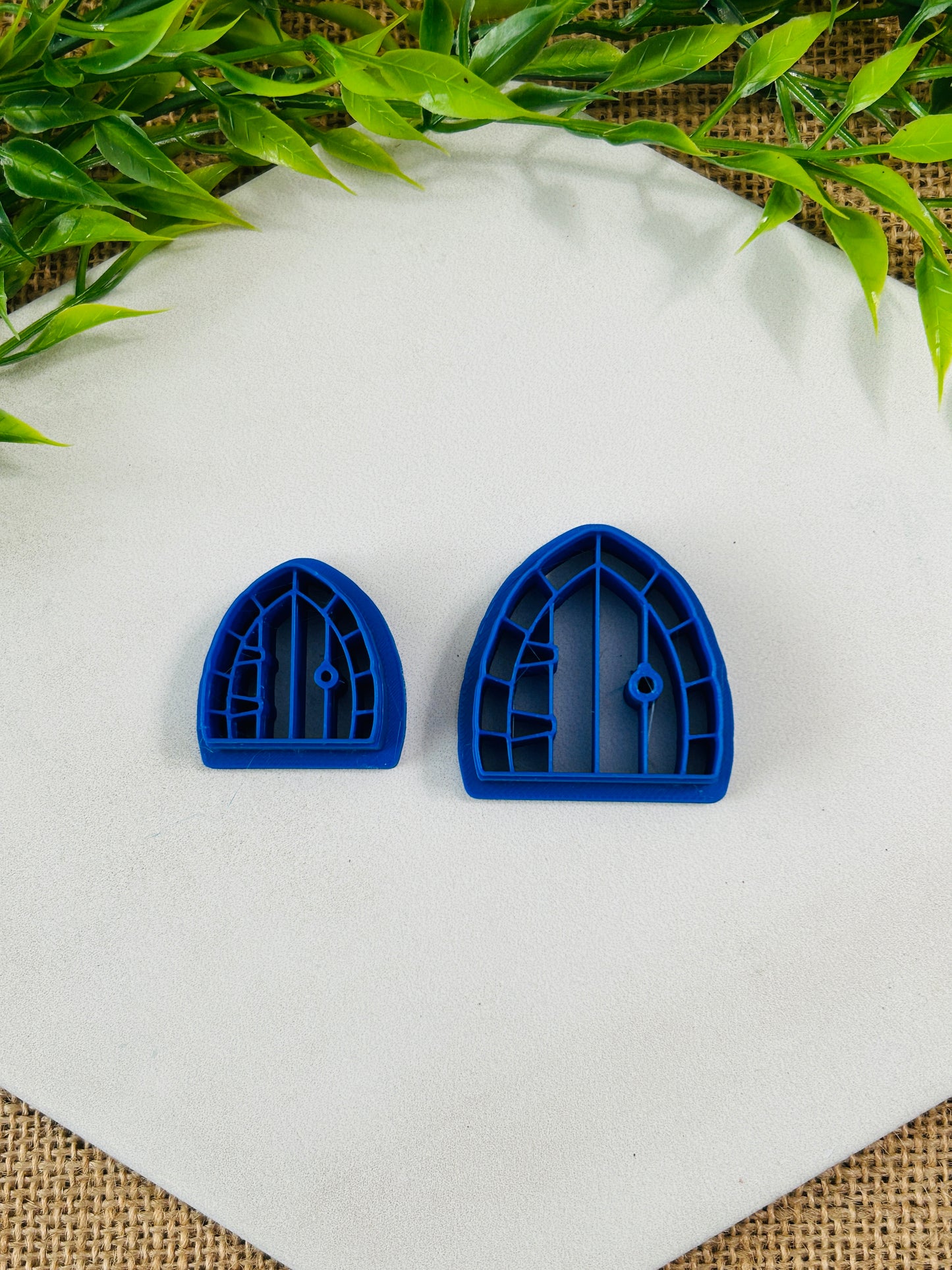 Pointed Arch Fairy Door Imprint Polymer Clay Cutter 4 Sizes You Choose