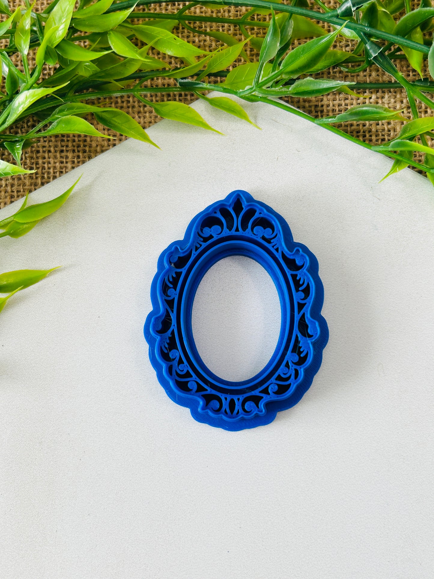 Vintage Imprint Cameo Frame Style 4 Polymer Clay Cutter Set 5 Sizes To Choose