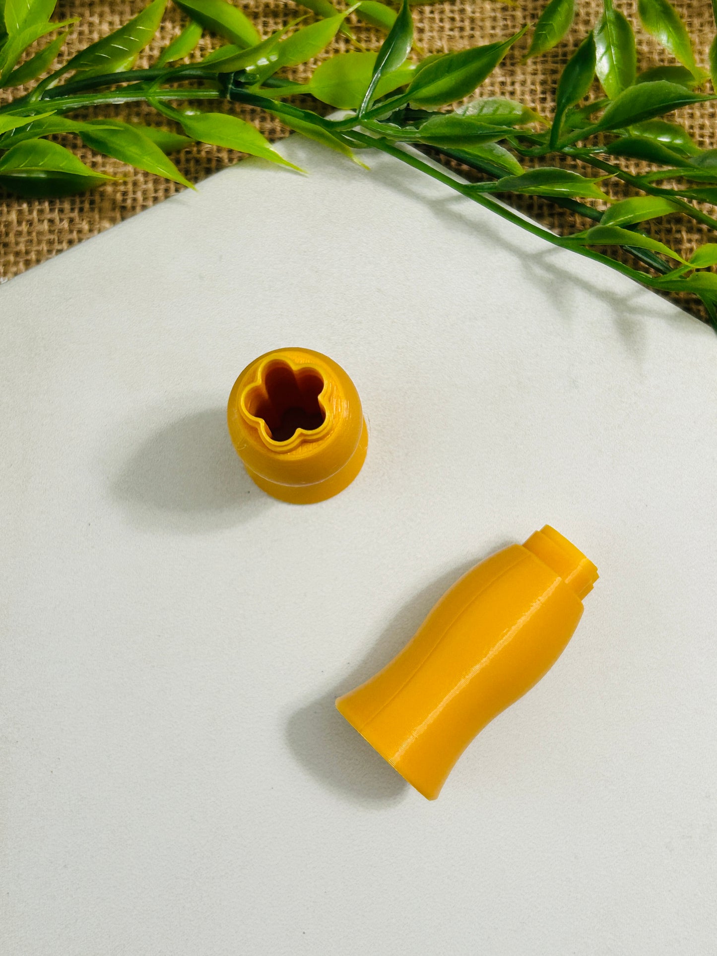 5 Petal Round Flower Outline Polymer Clay Micro Cutter 4 Sizes You Choose