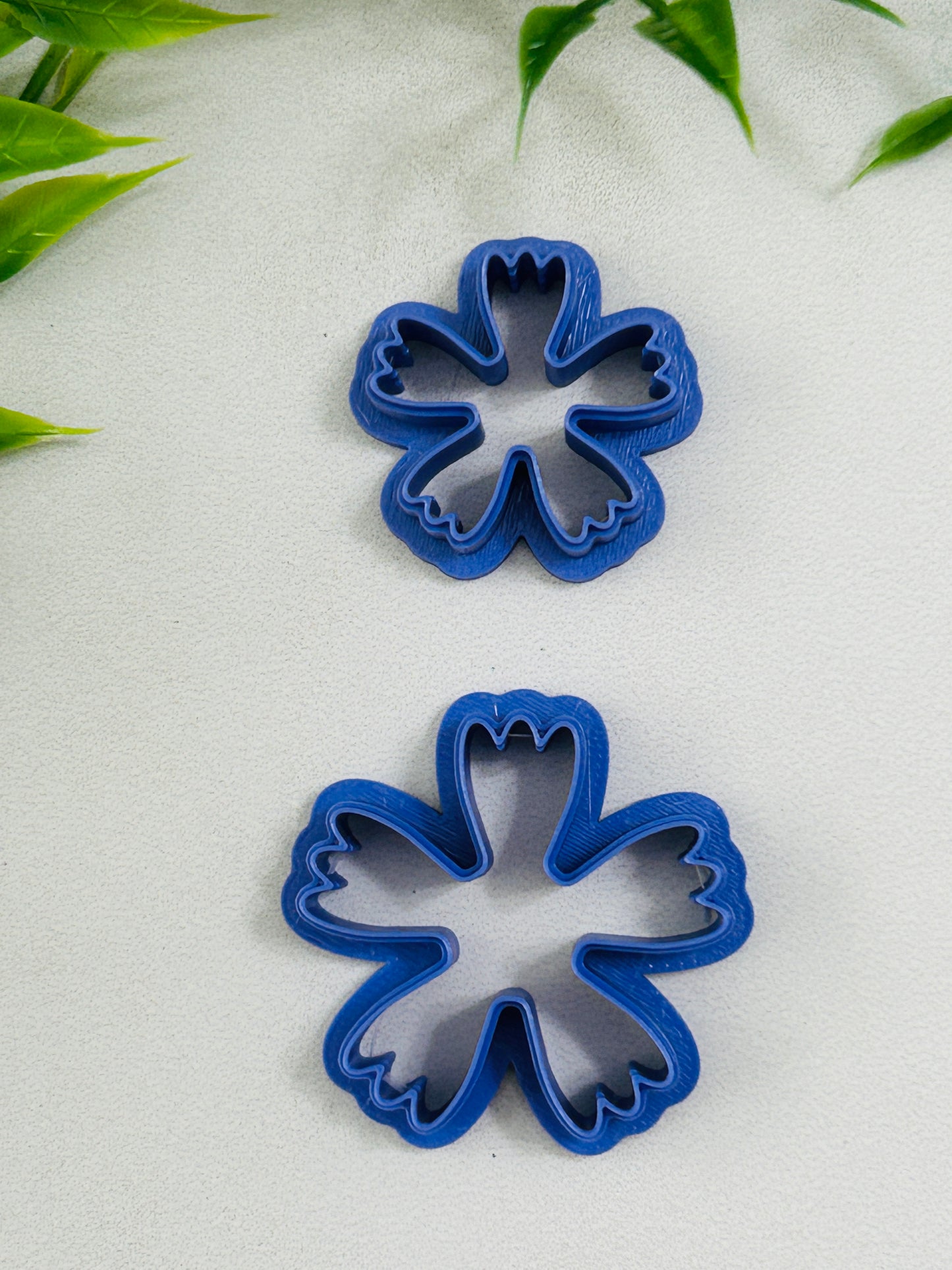 5 Petal Wildflower Outline Polymer Clay Cutter 8 Sizes You Choose