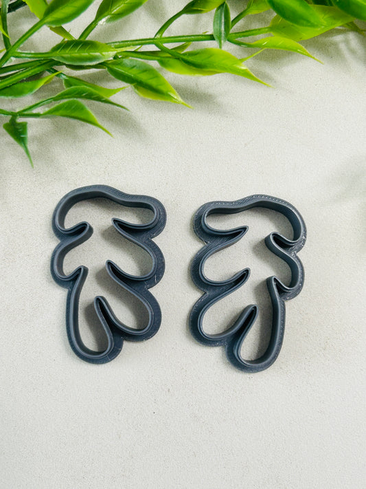 2pc Matisse Seaweed Outline Cutter Set Polymer Clay Cutter 8 Sizes You Choose