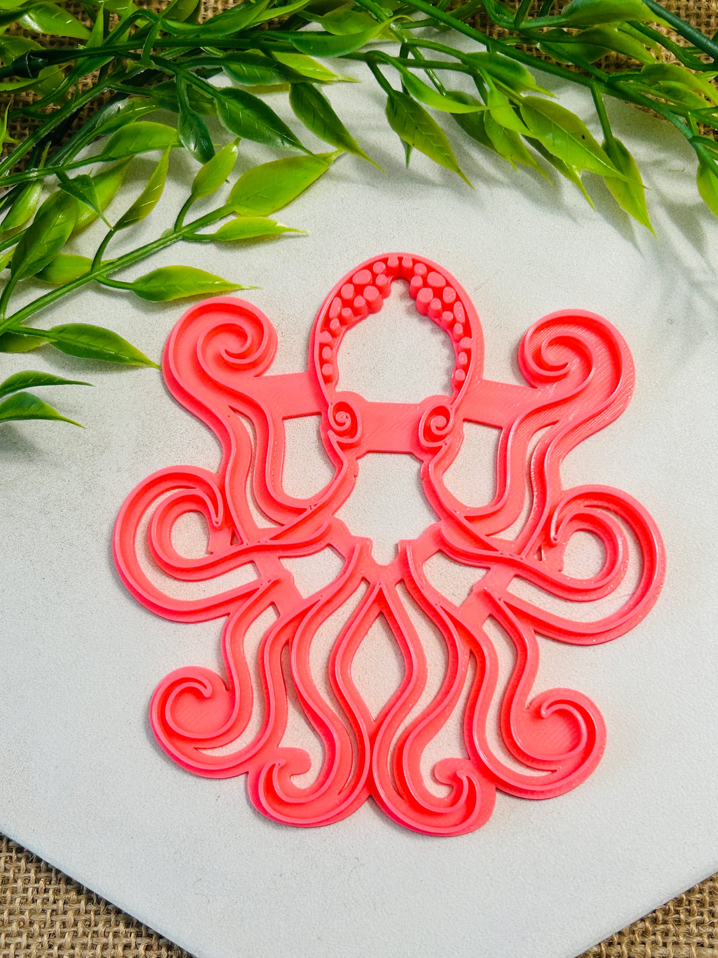 Octopus Texture Stamp For Polymer Clay 5 Sizes Available