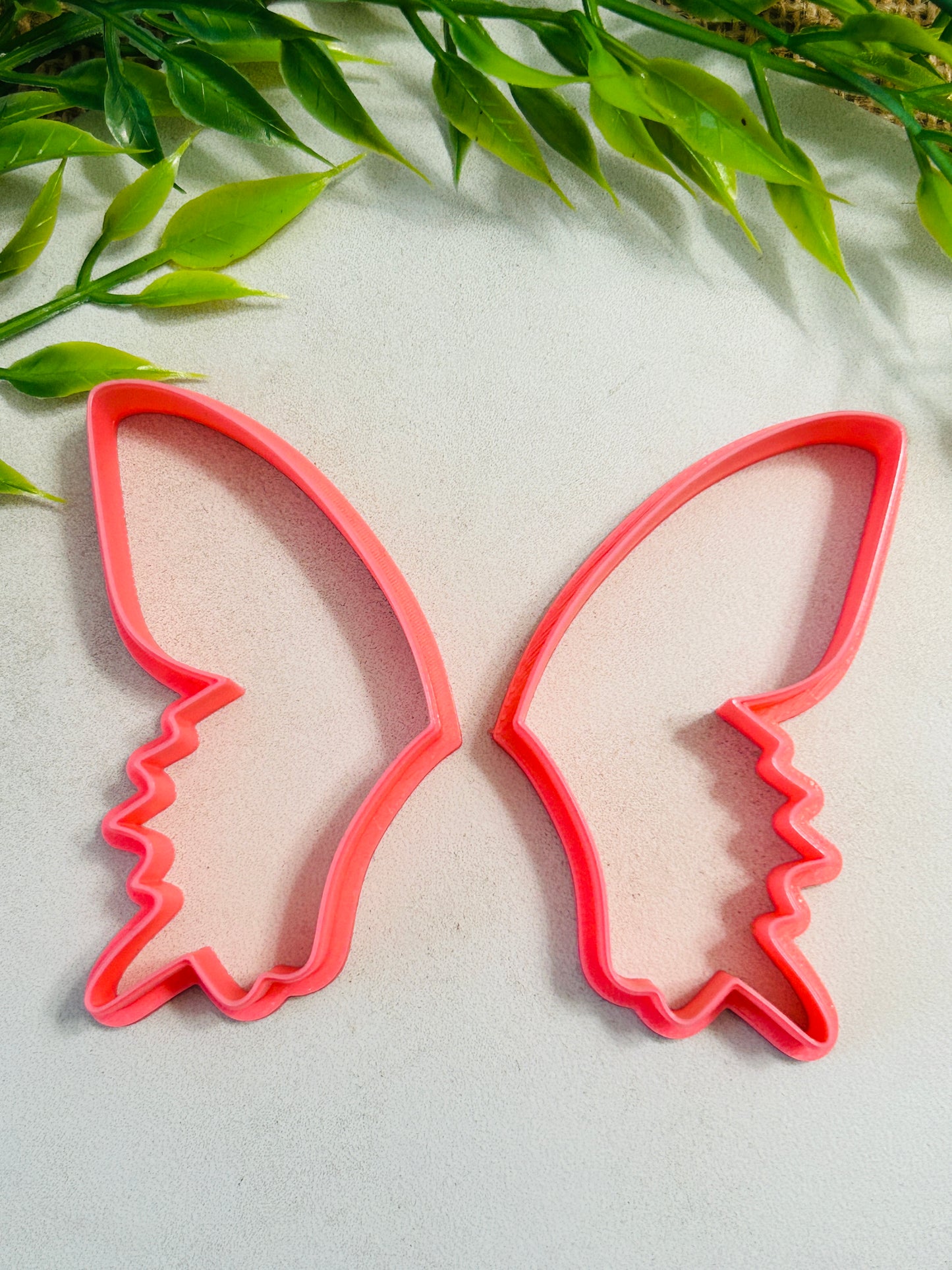 2pc Swift Butterfly Wing Polymer Clay Outline Cutter Set 4 Sizes Available You Choose