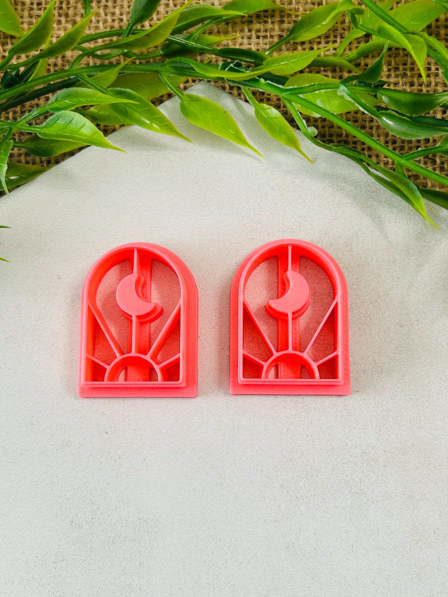 2pc Eclipse Arch Imprint Cutter Set Polymer Clay Cutter 8 Sizes You Choose