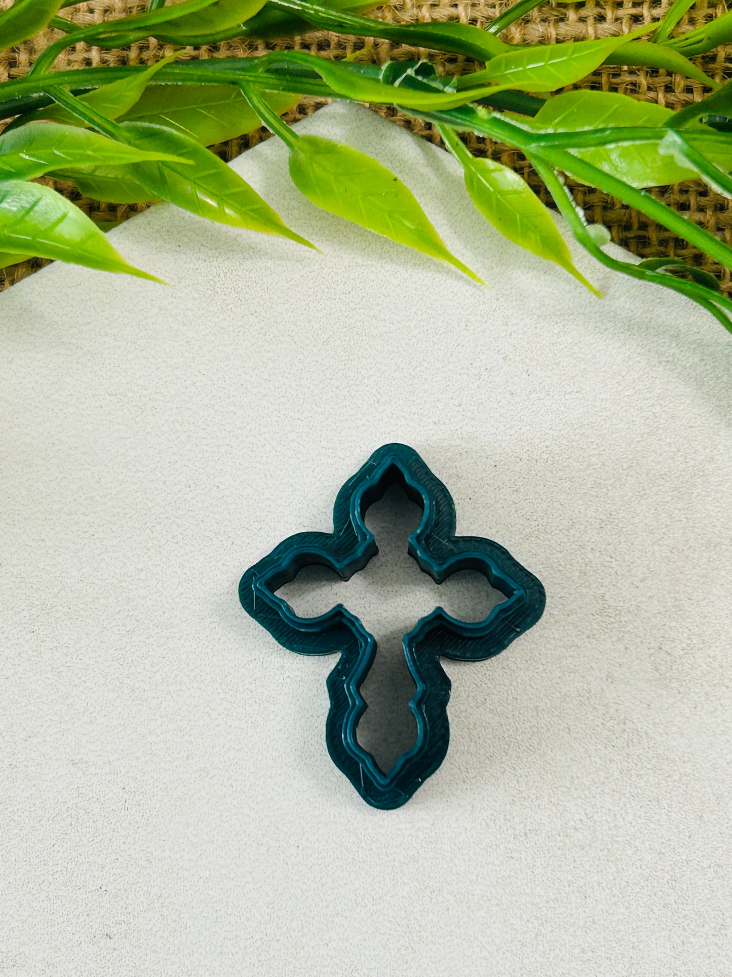 Ornate Cross Style 1 Outline Polymer Clay Cutter 14 Sizes You Choose