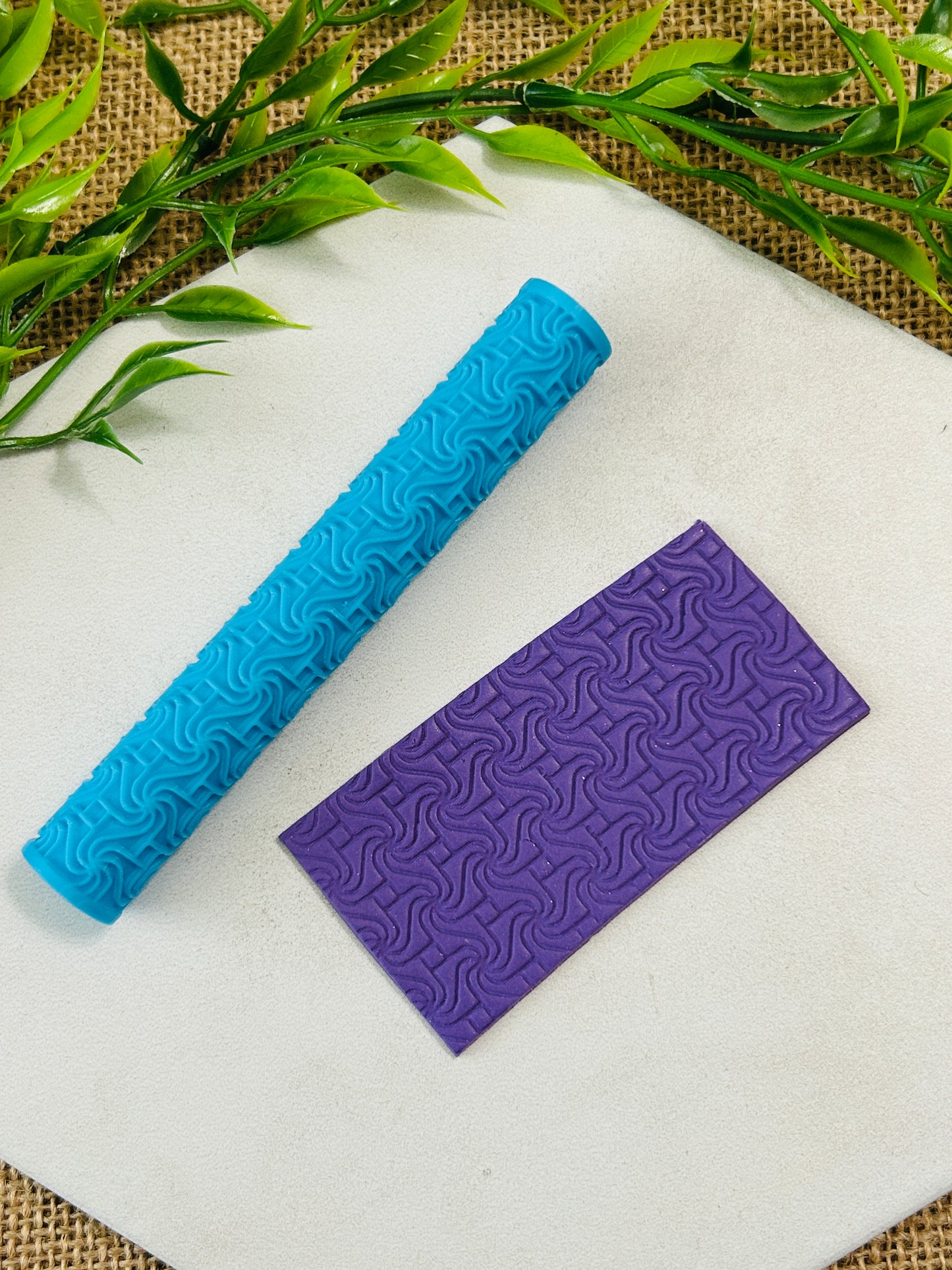 Vortex Swirl Texture Roller For Polymer Clay