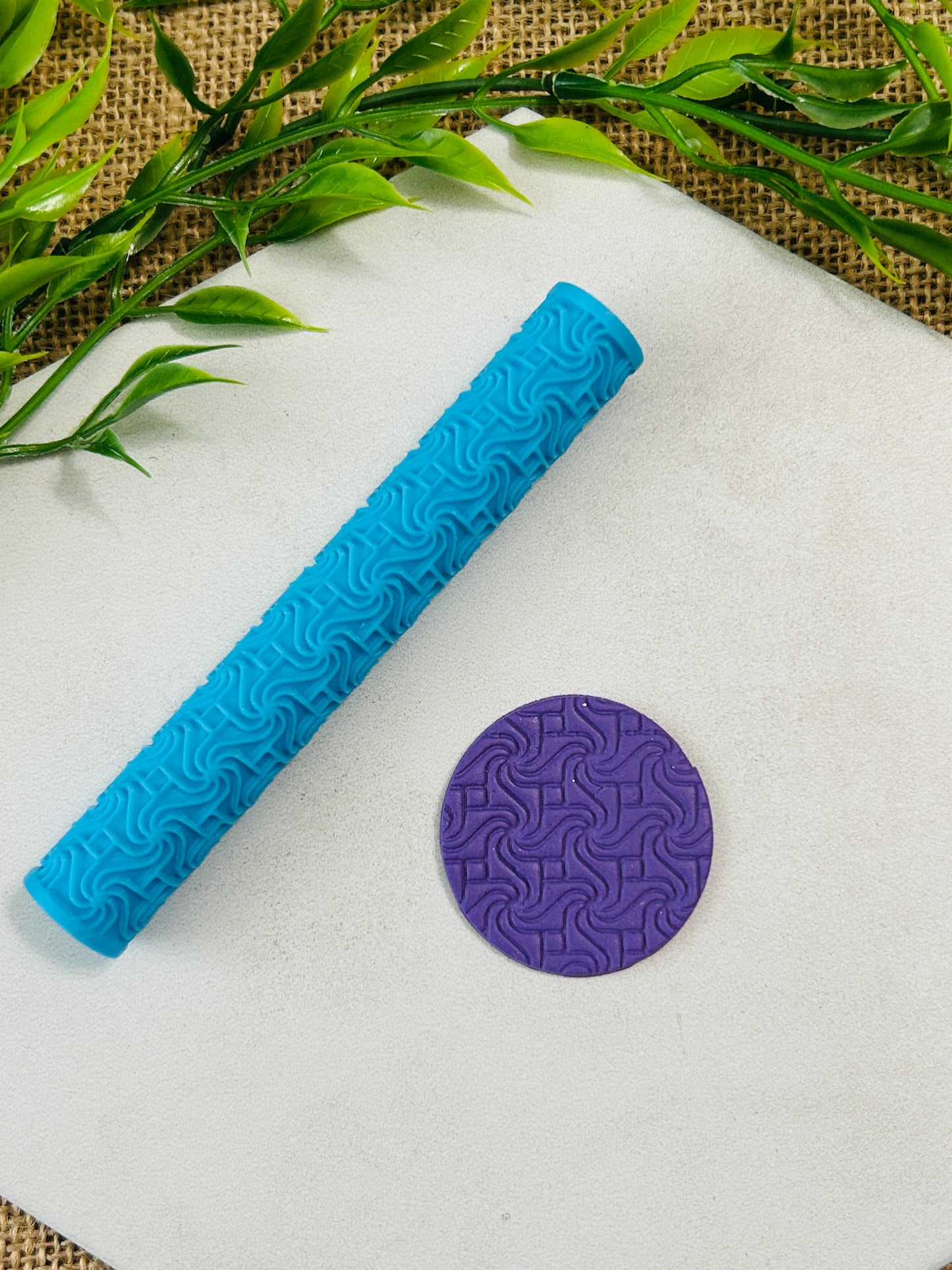 Vortex Swirl Texture Roller For Polymer Clay