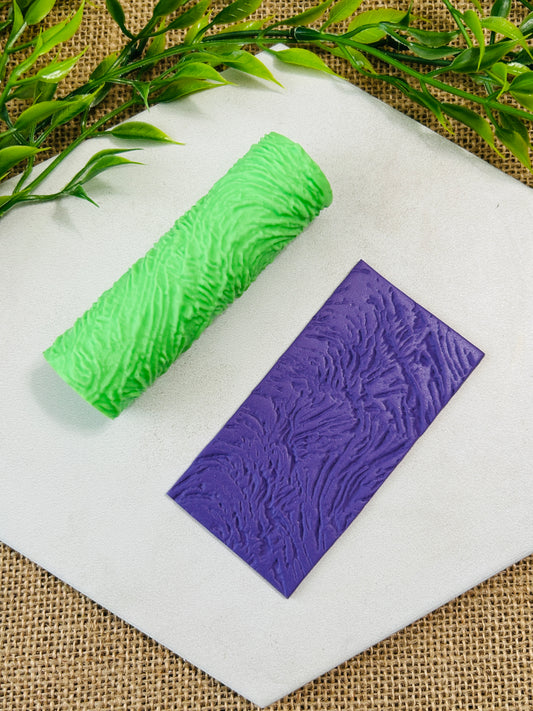 Lava Pattern Texture Roller For Polymer Clay