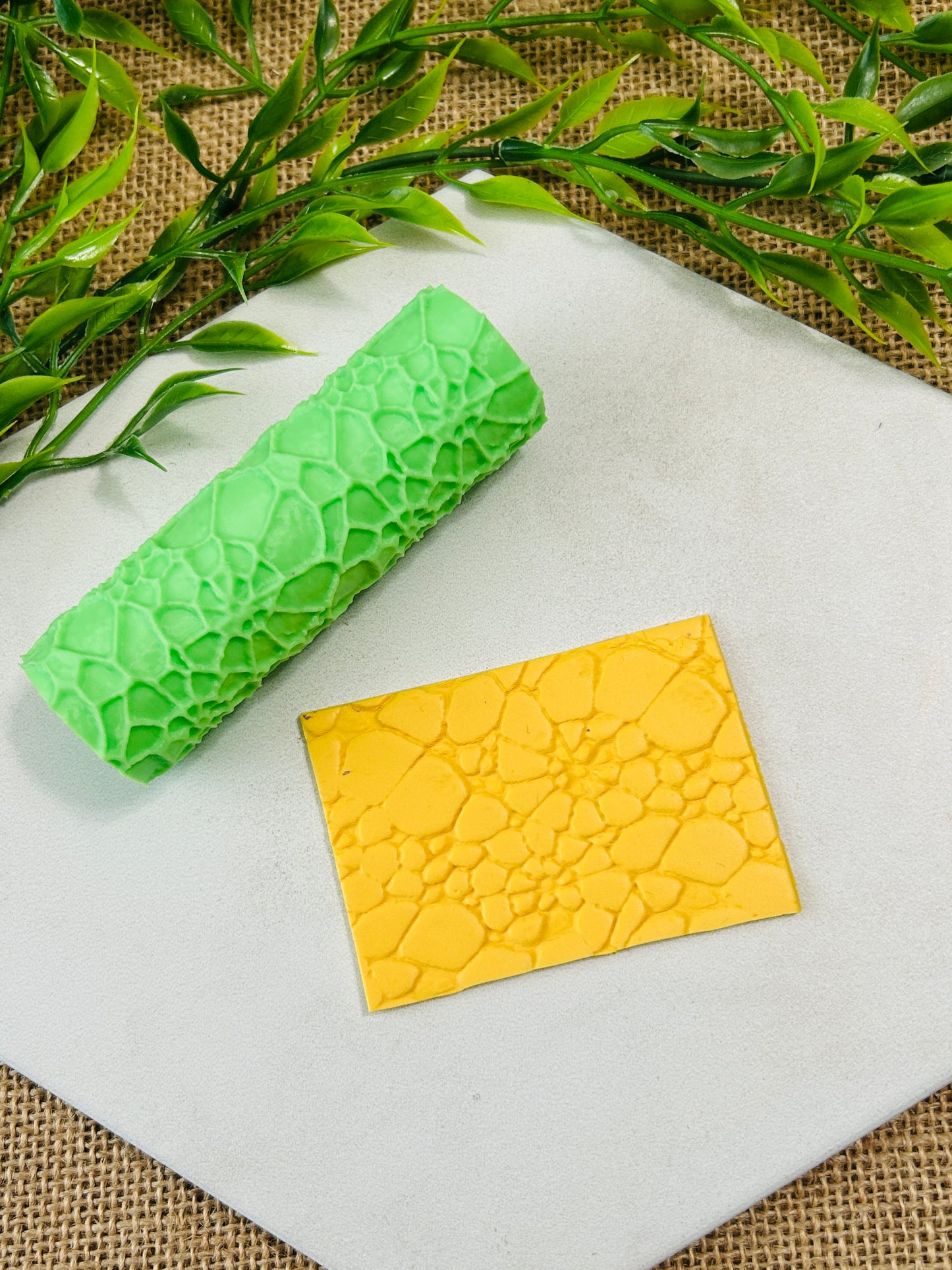 Stone Spiral Pattern Texture Roller For Polymer Clay