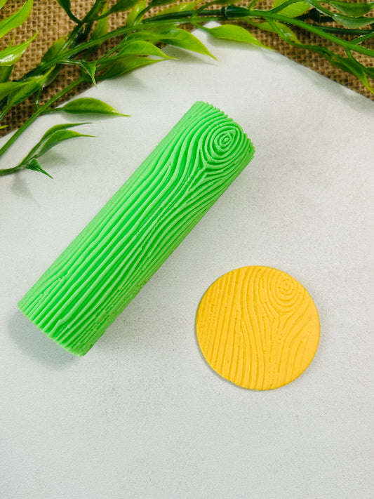 Wood Grain Log Pattern Texture Roller For Polymer Clay