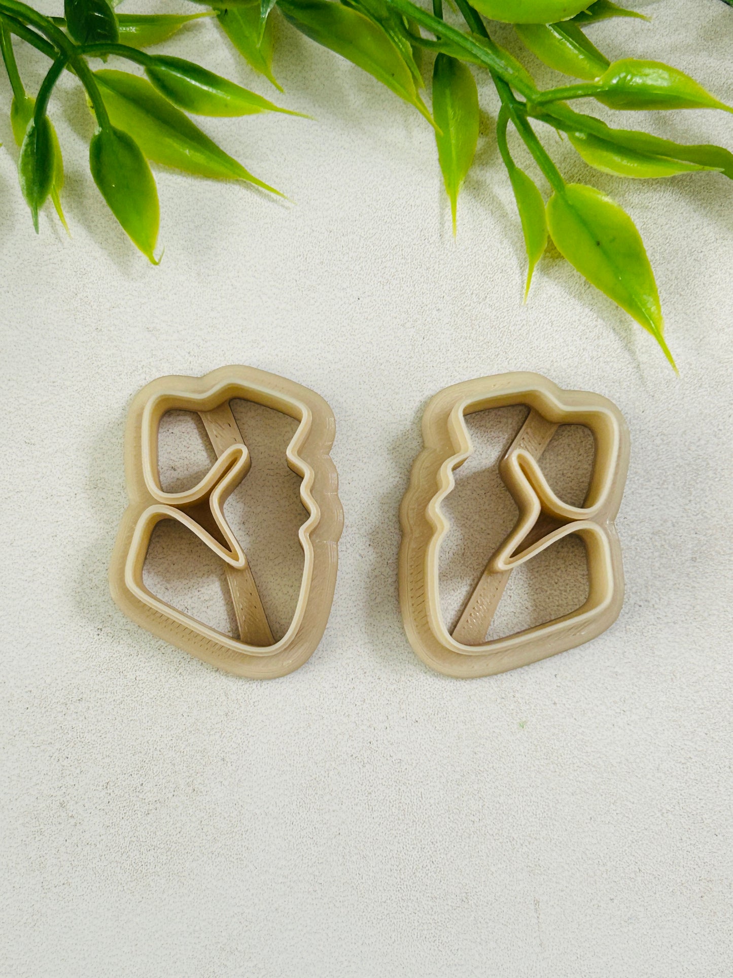 2Pc Luxxy Mirrored Polymer Clay Cutter Set 5 Sizes Available You Choose