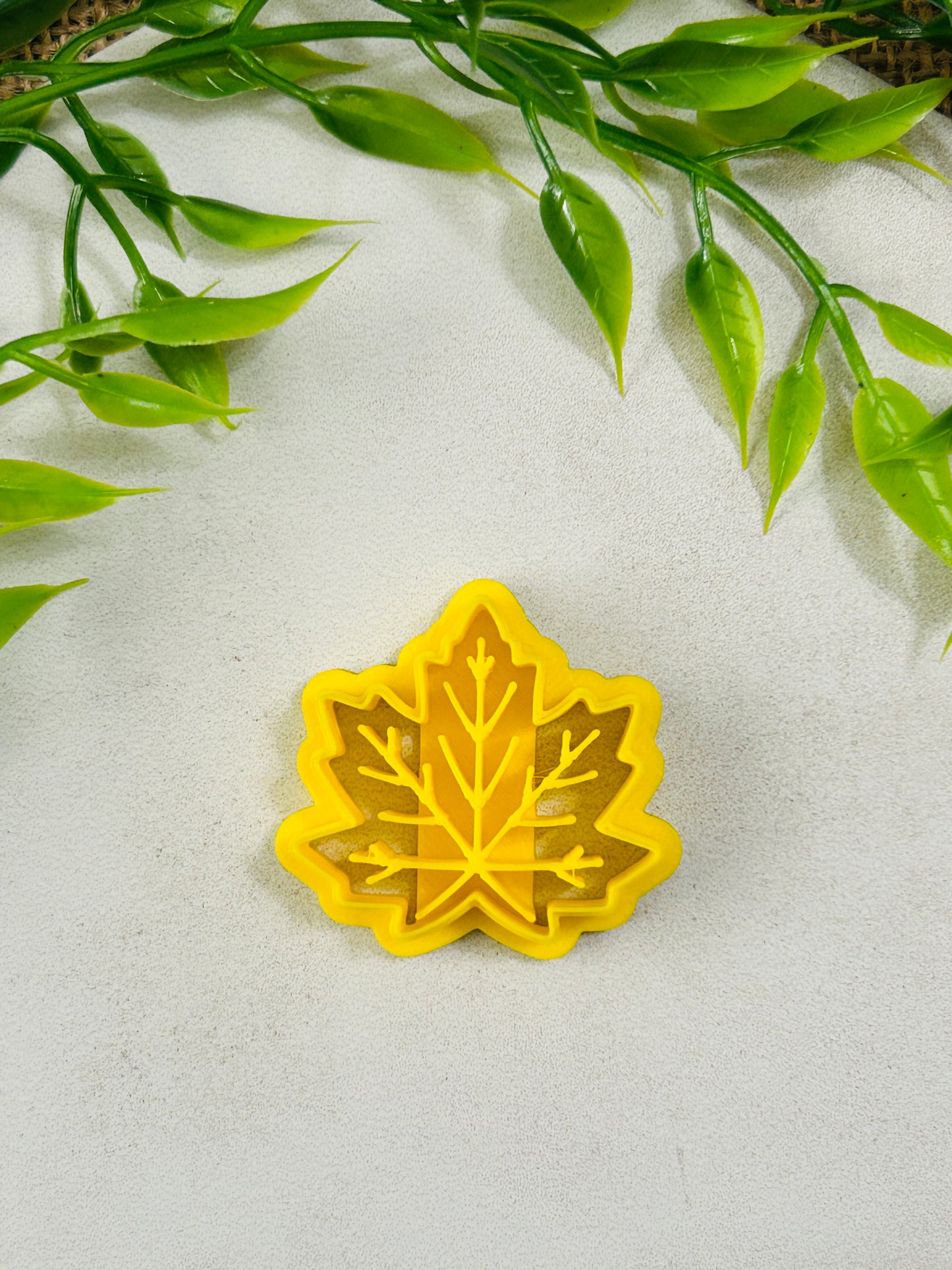 Maple Leaf Imprint Polymer Clay Cutter 6 Sizes You Choose