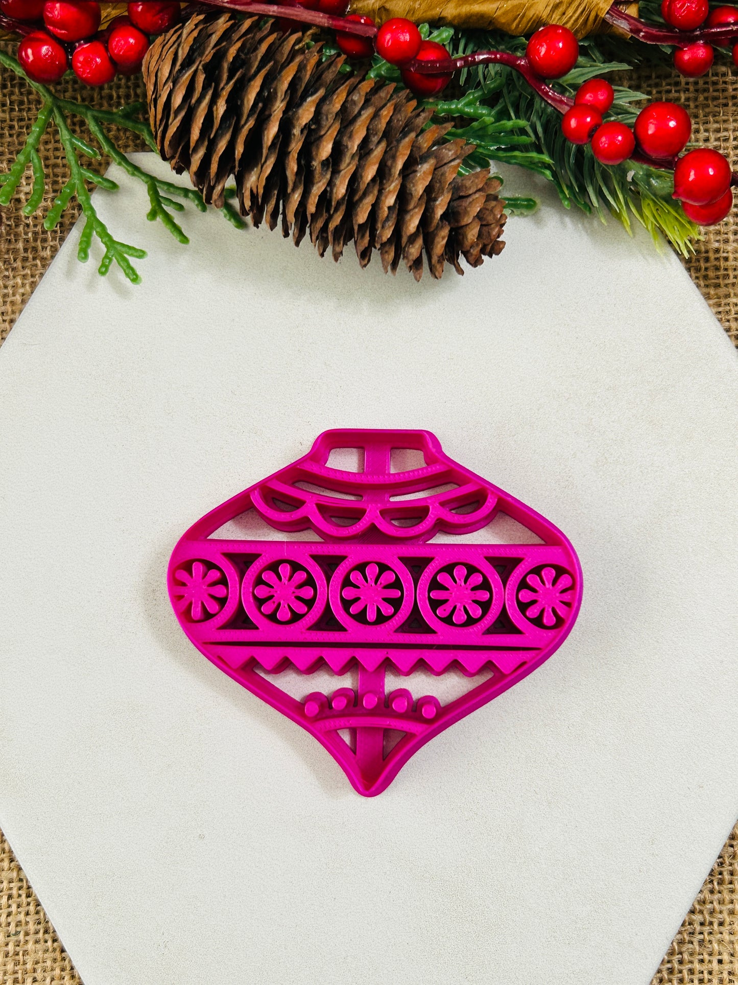 Retro Ornament Style 4 Imprint Polymer Clay Cutter