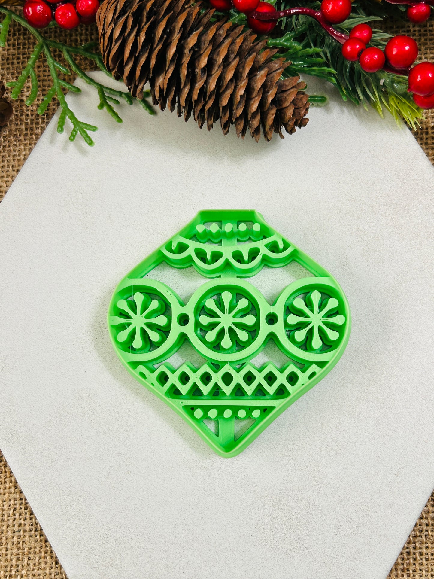 Retro Ornament Style 3 Imprint Polymer Clay Cutter