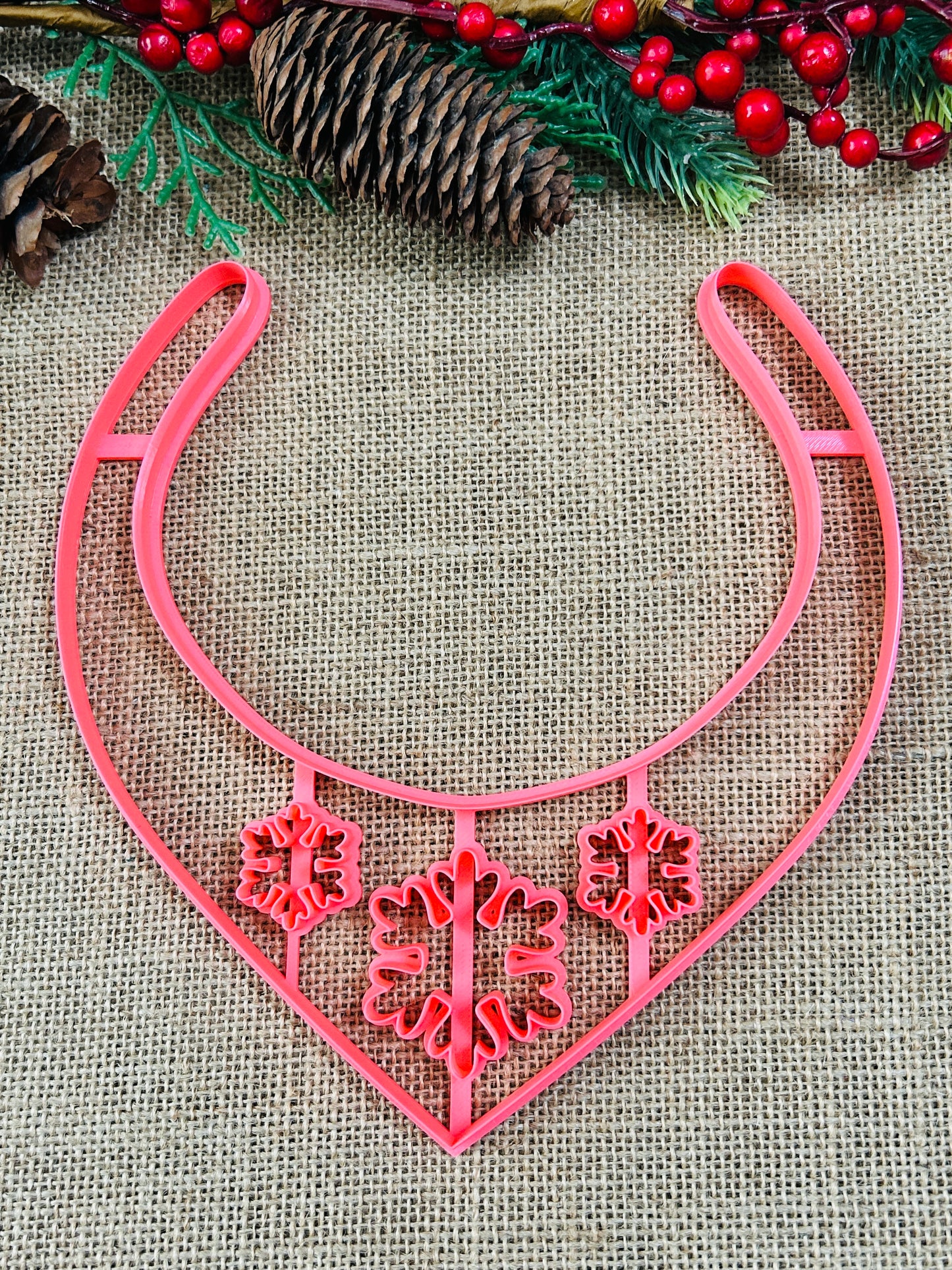 Snow Queen Necklace Polymer Clay Cutter