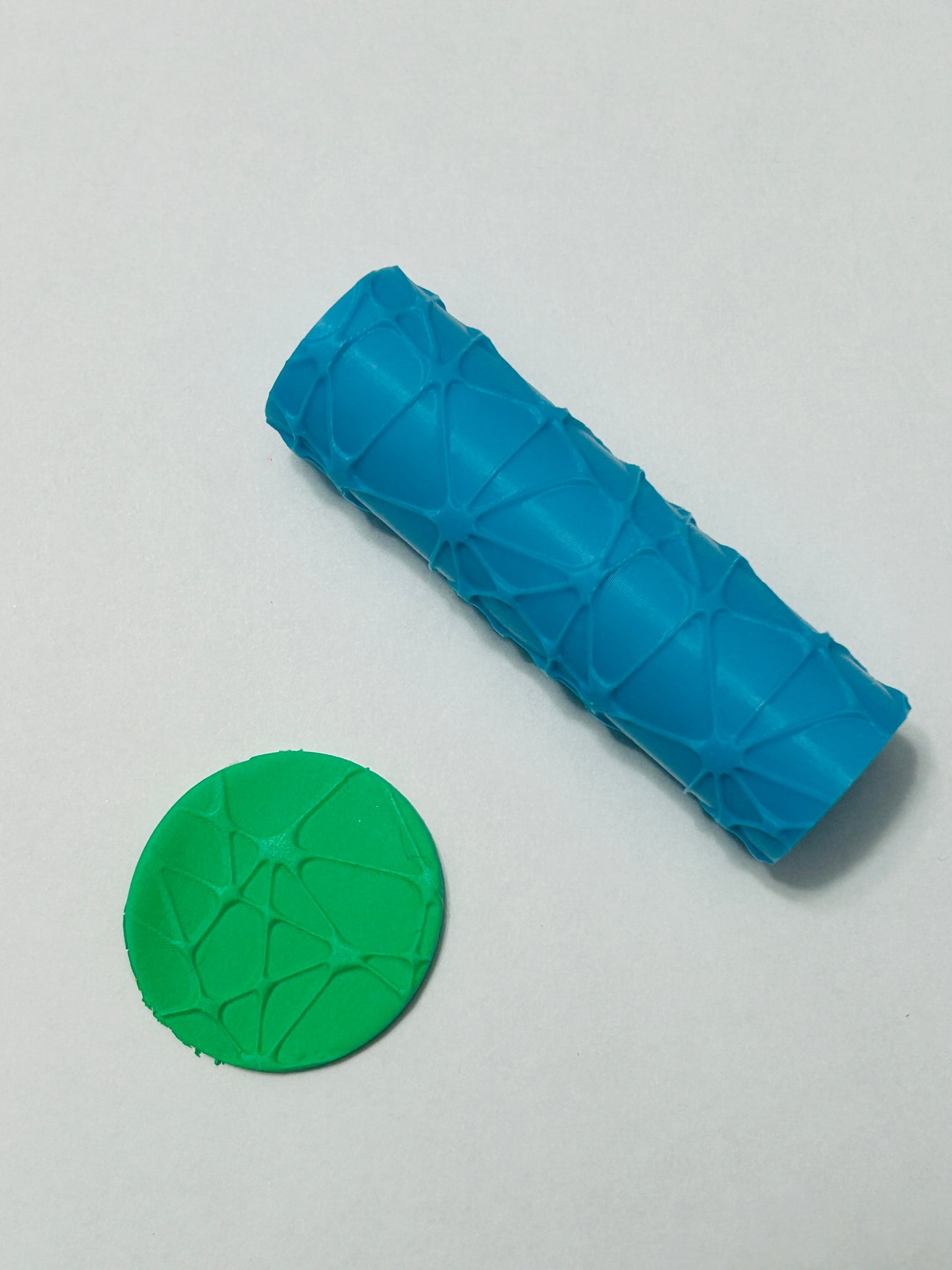Modern Flowers Pattern Texture Roller For Polymer Clay 2 STYLES YOU CHOOSE