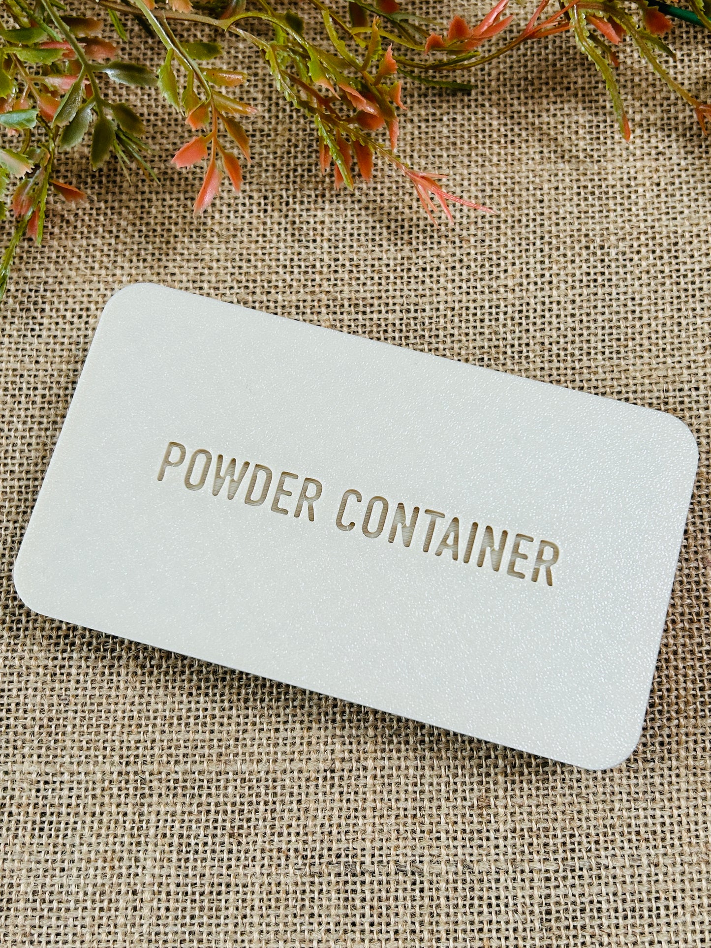Cornstarch Powder Holder Container